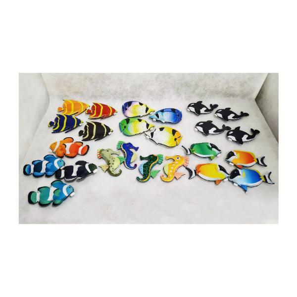 E041 海洋魚類豆袋 Fish beanbags set of 24
